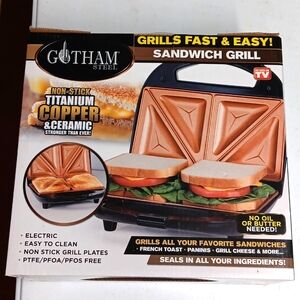 Gotham Steel Sandwich Grill As Seen on TV NIB